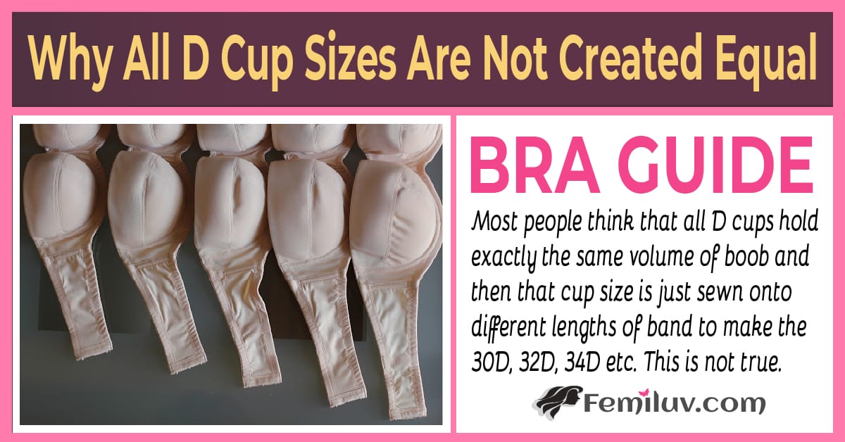 Why All bra sizes are not created equal